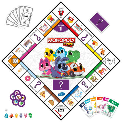 Monopoly Junior Joc de societate 2 in 1, 4+ ani