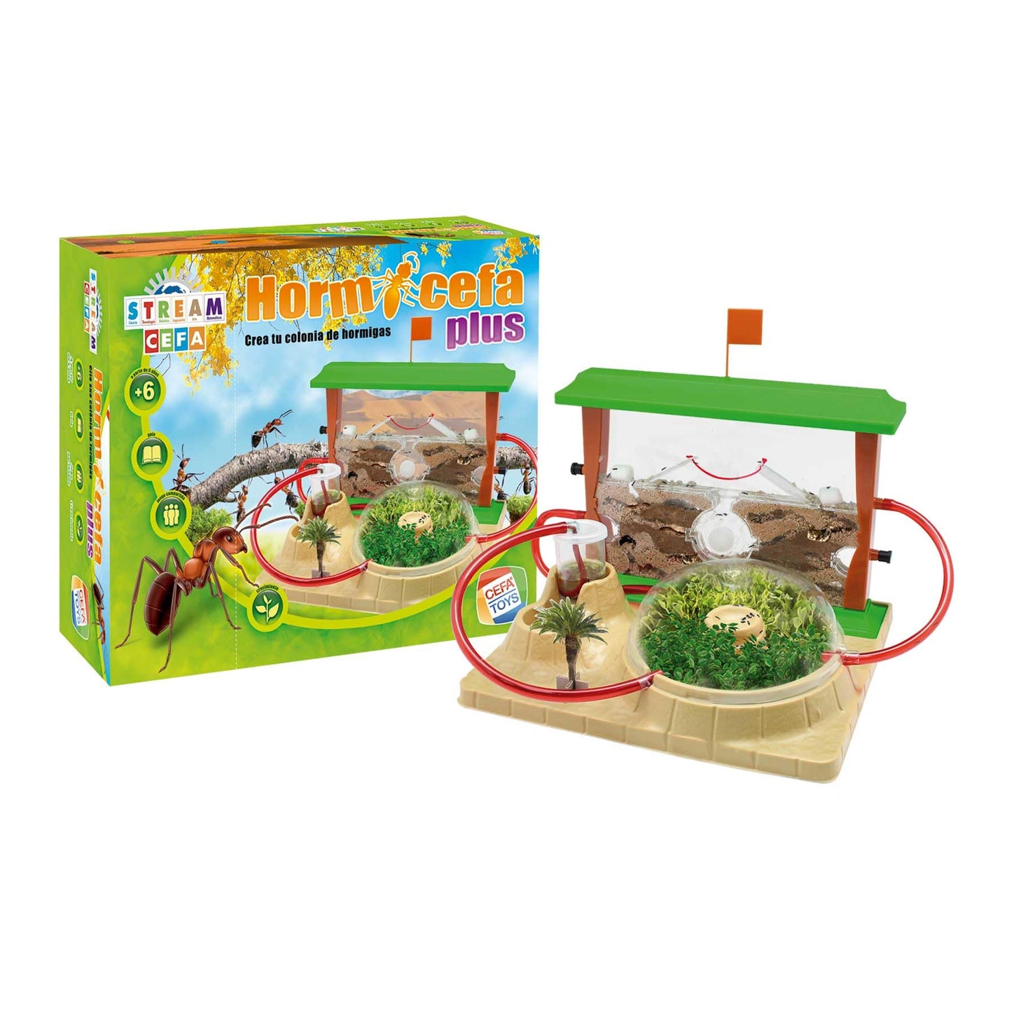 Cefa Toys 21851 Habitat Furnici acvatic-terestru, 8+ ani