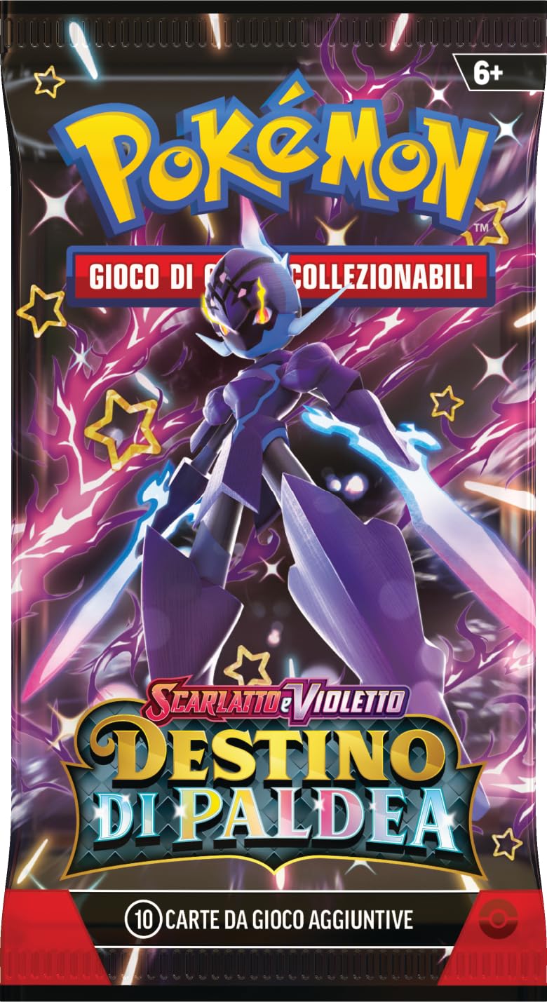 Pokémon Colecție Stickere Maschiff, 3 plicuri (italiană)