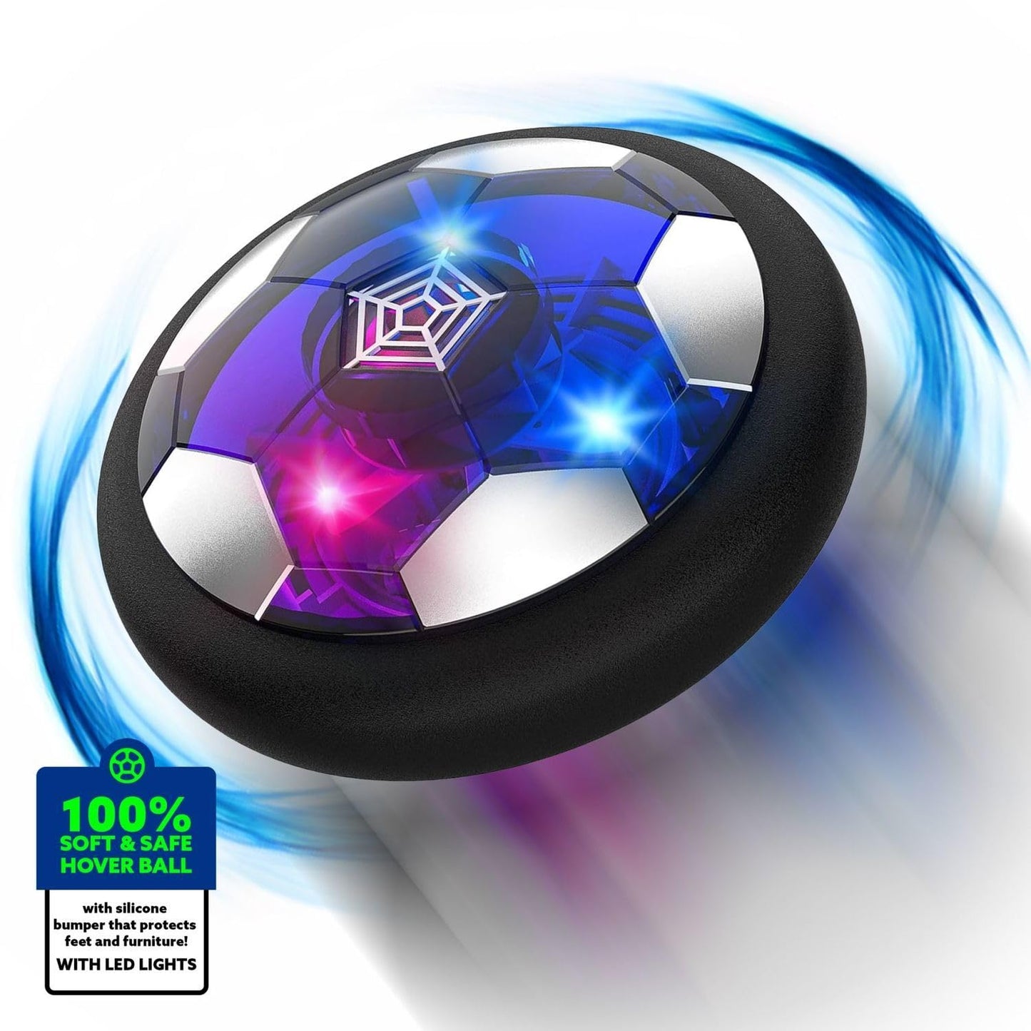 Minge de fotbal cu led rotativa Mad Monkey