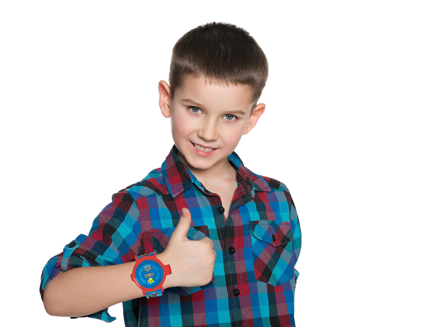 Lexibook PAW Patrol Ceas digital de mână cu proiecție reglabilă și 20 imagini pentru copii 3+ ani