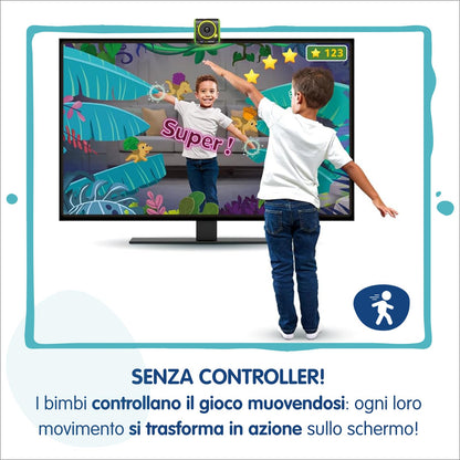 VTech LeapMove Consolă Interactivă, 25 jocuri (italiană)