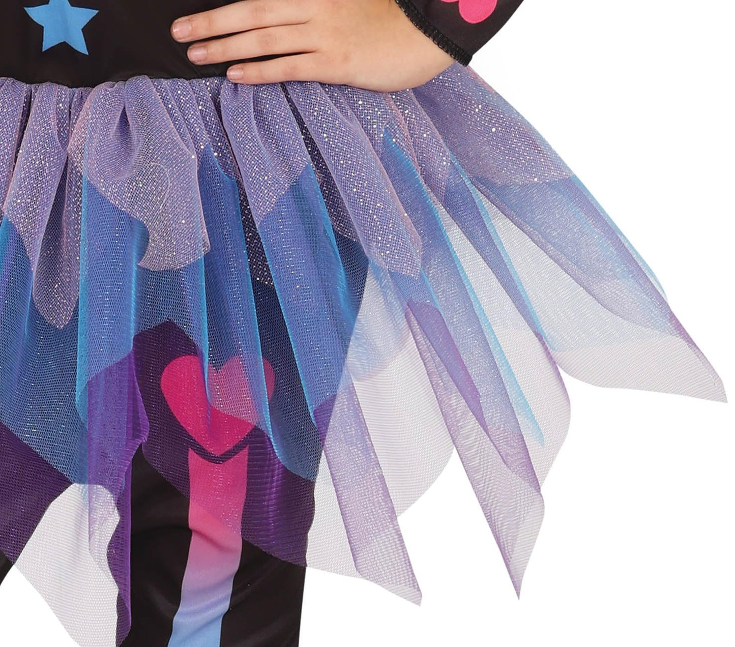 FIESTAS GUIRCA 78060 Costum schelet roz cu tutu pentru fete Halloween 3-4 ani