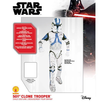 Rubie's Disney Star Wars Clone Trooper Costum copii mărimea L 8-10 ani