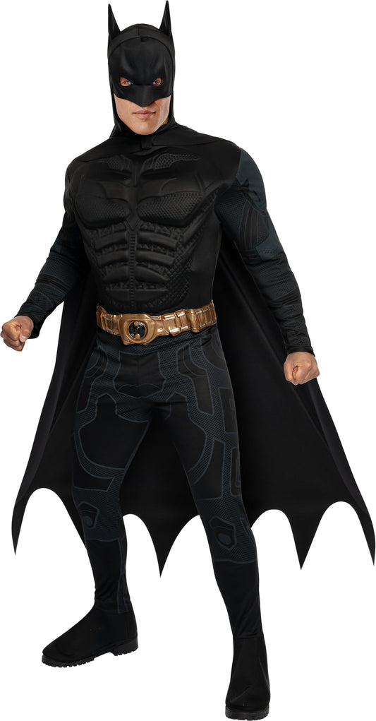 Costum Deluxe Batman pentru adulți Rubie's 3 880671 XL, Mărime XL, Negru, Halloween