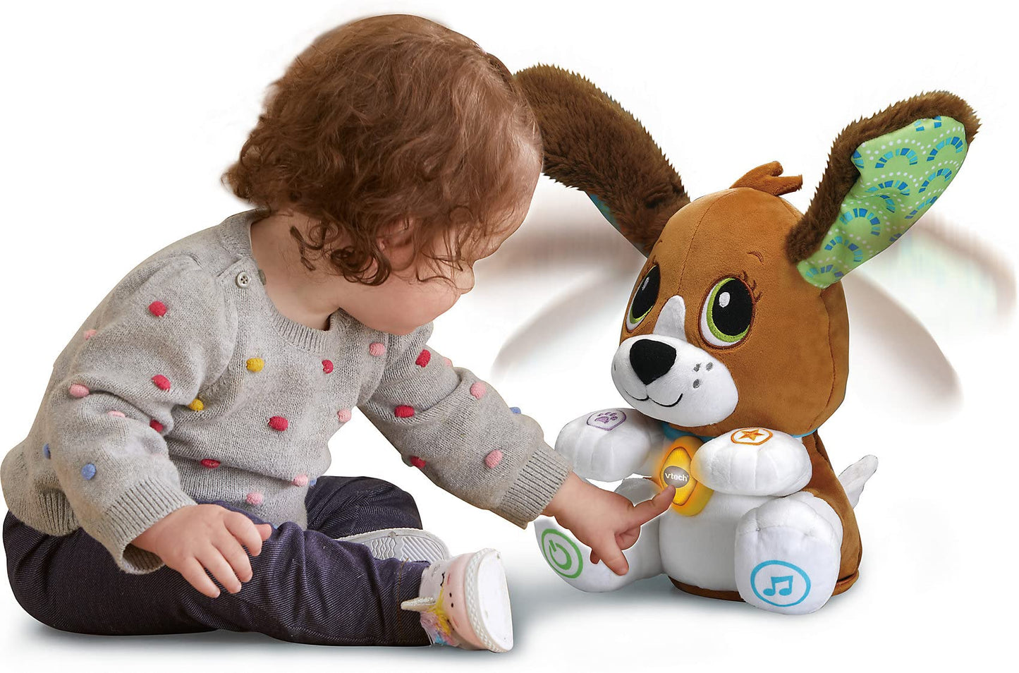 VTech Baby Cățeluș Pluș Vorbitor, 1-5 ani