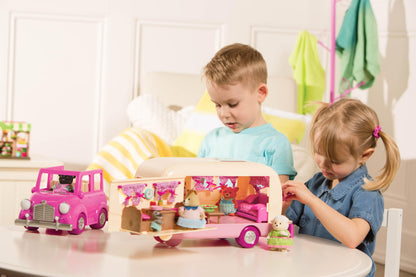 Li'l Woodzeez 61166Z Set Rulotă, 13 piese, 3+ ani