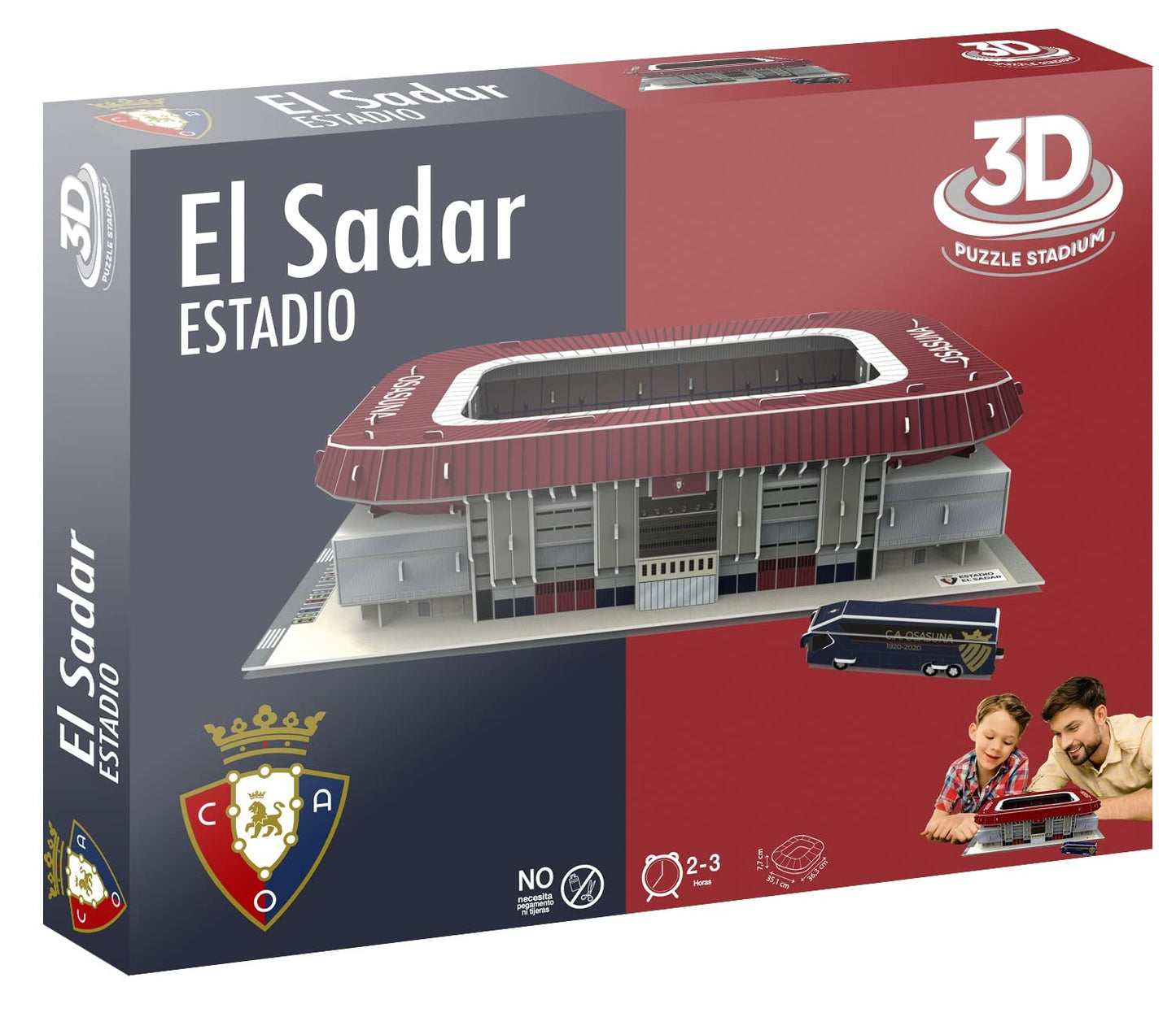 BANDAI Puzzle 3D Stadion El Sadar Osasuna