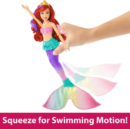 Mattel Disney Ariel Sirenă Înotătoare HPD43, 3+ ani