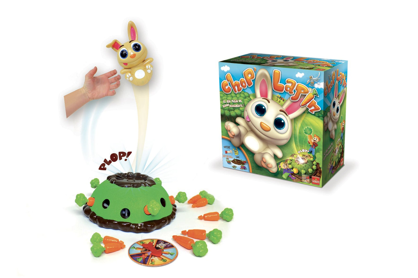 Goliath 30510.006 Joc de reflexe Chop'Lapin pentru copii 4-6 ani