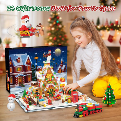 INSOON Calendar Advent Construcție Casă Turtă Dulce, 10+ ani