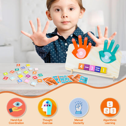 Ulikey Jucărie matematică lemn Montessori, 3-6 ani