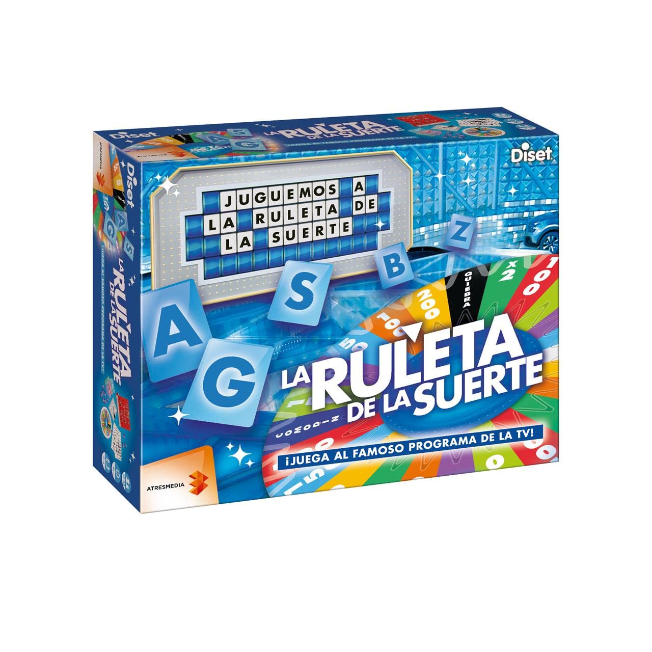 Roata Norocului - Joc de Masă pentru 2-4 Jucători, de la 12 Ani, Roșu  in Spaniola