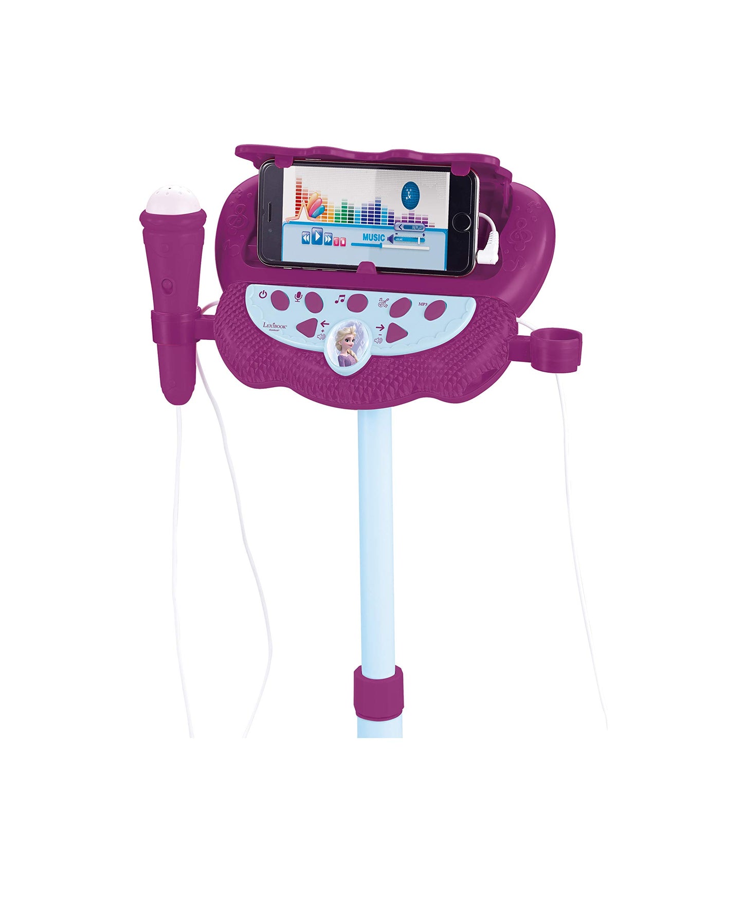 Jucarie Stand cu 2 Microfoane Lexibook Frozen