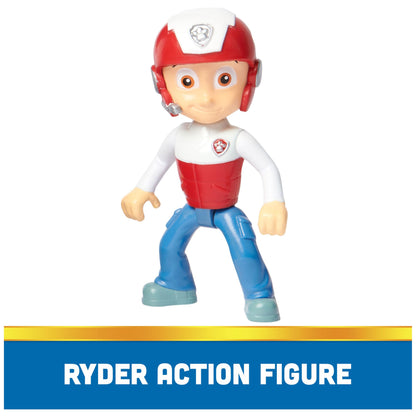 PAW PATROL, Quad de salvare cu figura lui Ryder (Vehicul de bază sustenabil), jucărie pentru copii de la 3 ani
