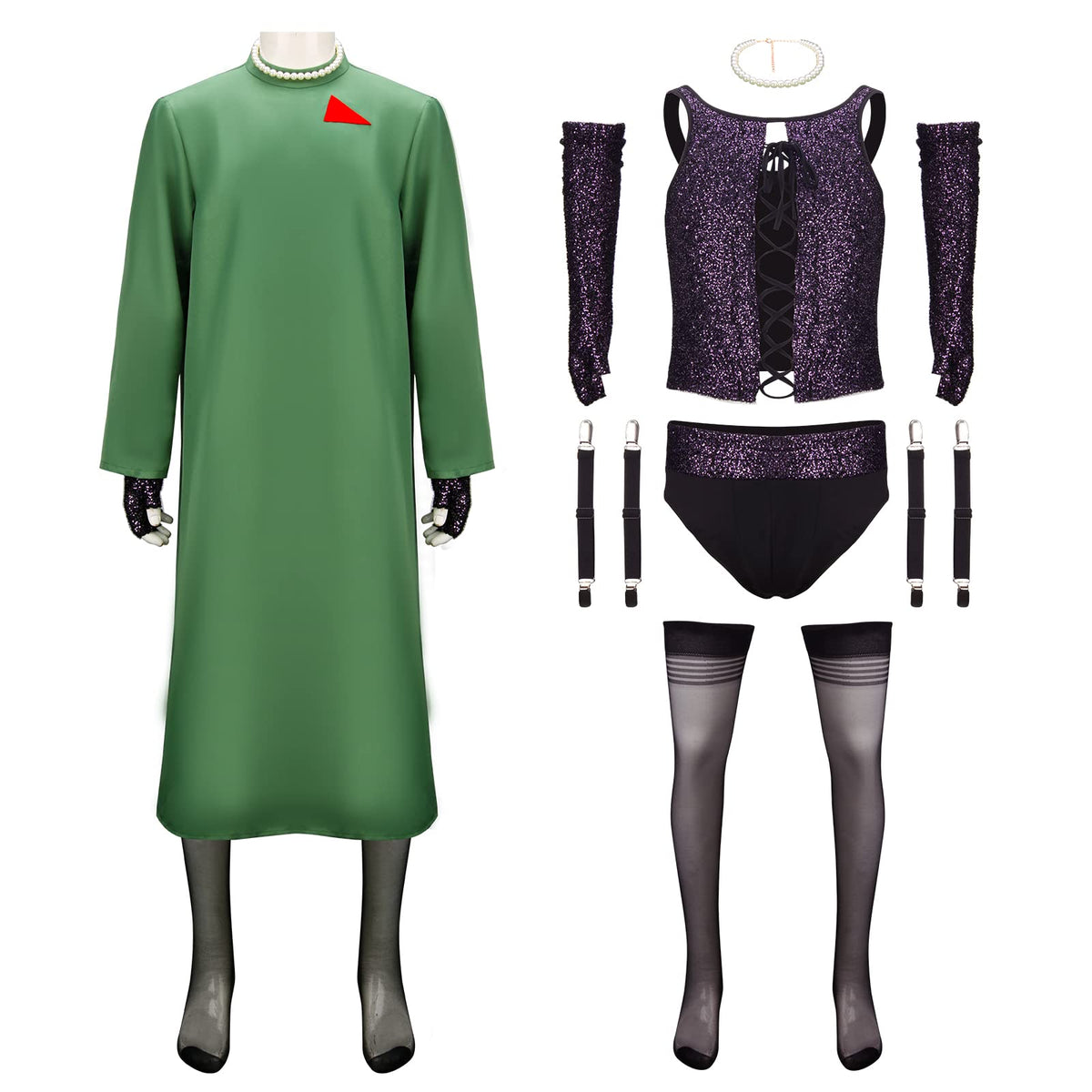 LIKUNGOU Costum Dr. Frank Furter Rocky Horror Cosplay