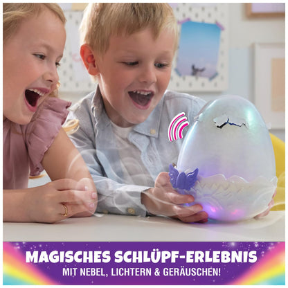 Hatchimals Alive Mystery Ei Draggle - Ou magic de 25 cm cu jucărie interactivă surpriză, pentru copii de la 5 ani.