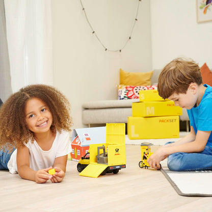 Dickie Toys Set livrare DHL, masinuta cu sunet, 3+ ani