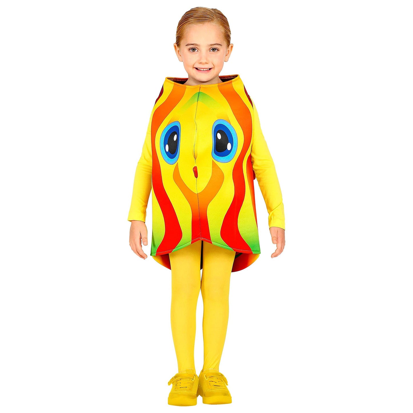 Costum unisex peste tropical, Widmann, Multicolor, marimi 116 cm - 128 cm