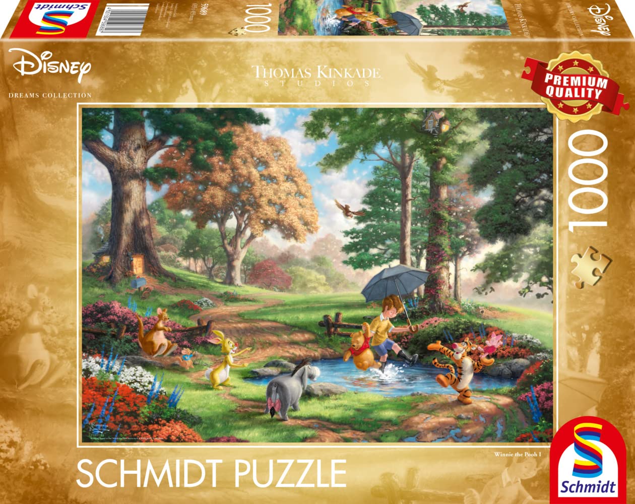 Puzzle 1000 piese Schmidt Spiele 59689 Thomas Kinkade - Disney Winnie The Pooh