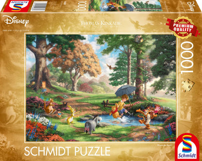 Puzzle 1000 piese Schmidt Spiele 59689 Thomas Kinkade - Disney Winnie The Pooh