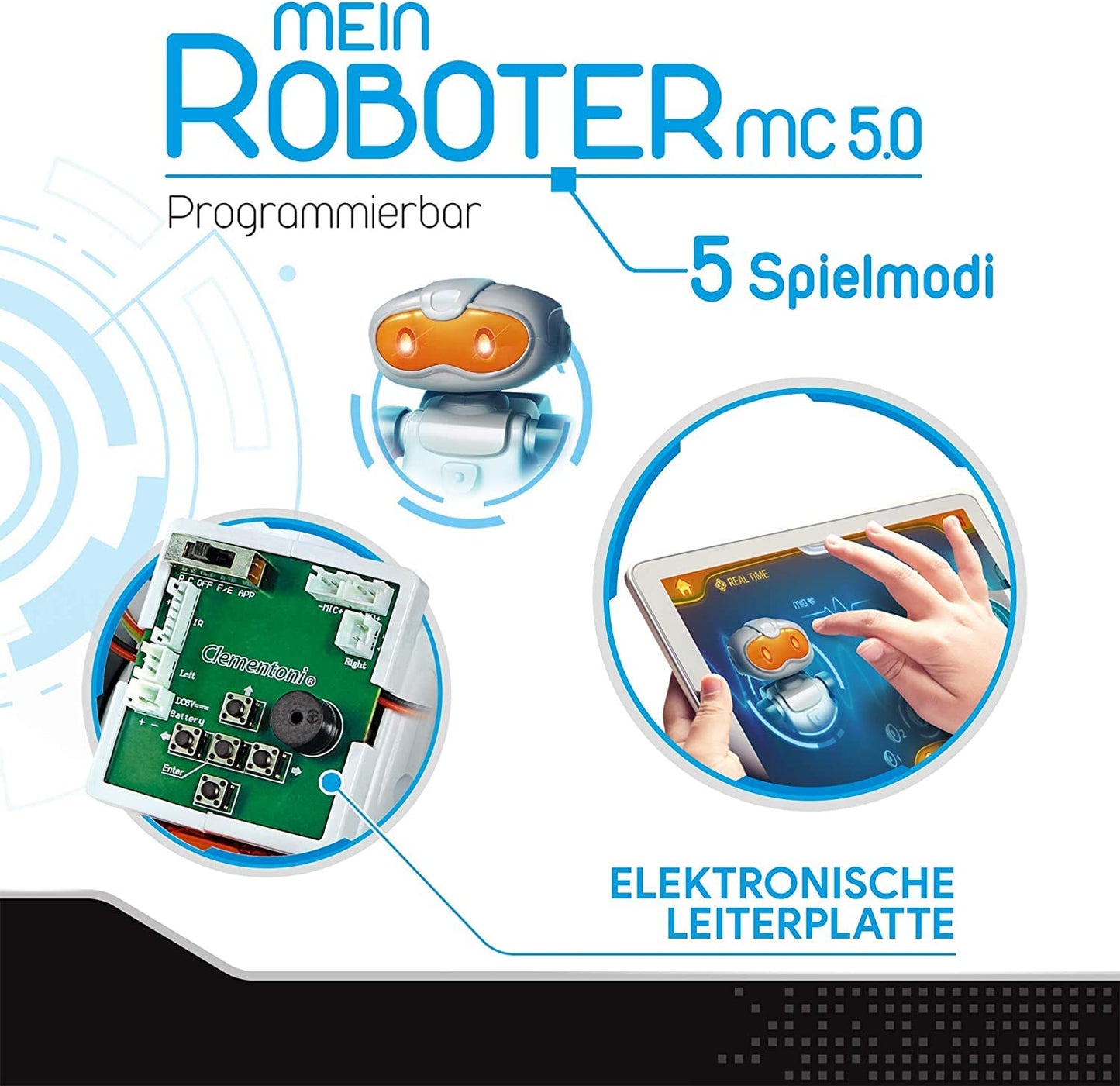 Clementoni 59158 Robot programabil Galileo MC 5.0