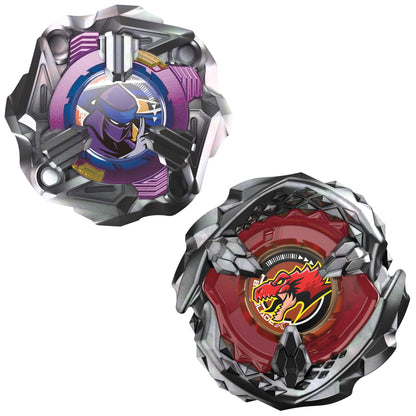 Beyblade X Beat Tyranno 4-70Q & Knife Shinobi 4-80HN Dual