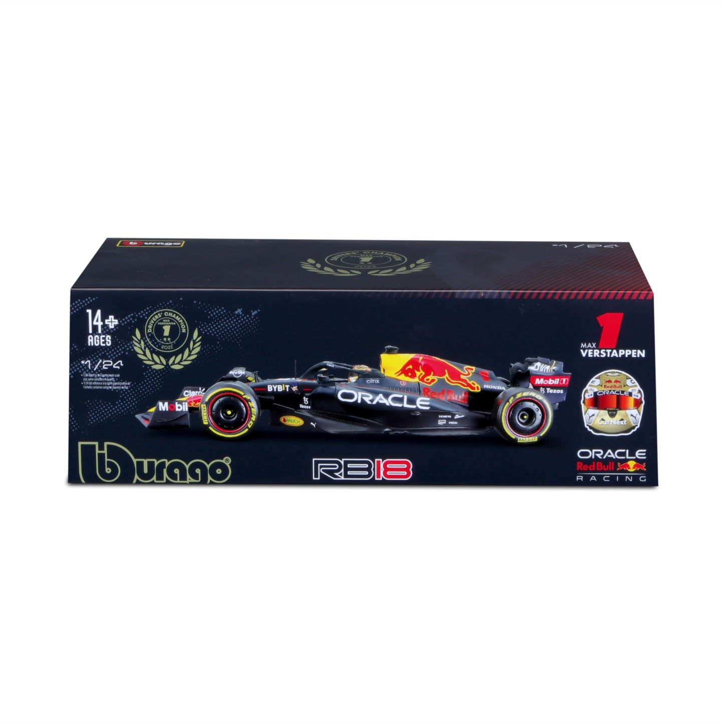Bburago Honda F1 Red Bull RB18 Verstappen 2022, 1:24