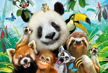 Puzzle pentru copii Schmidt Spiele 56359 Einfach tierisch, 200 piese