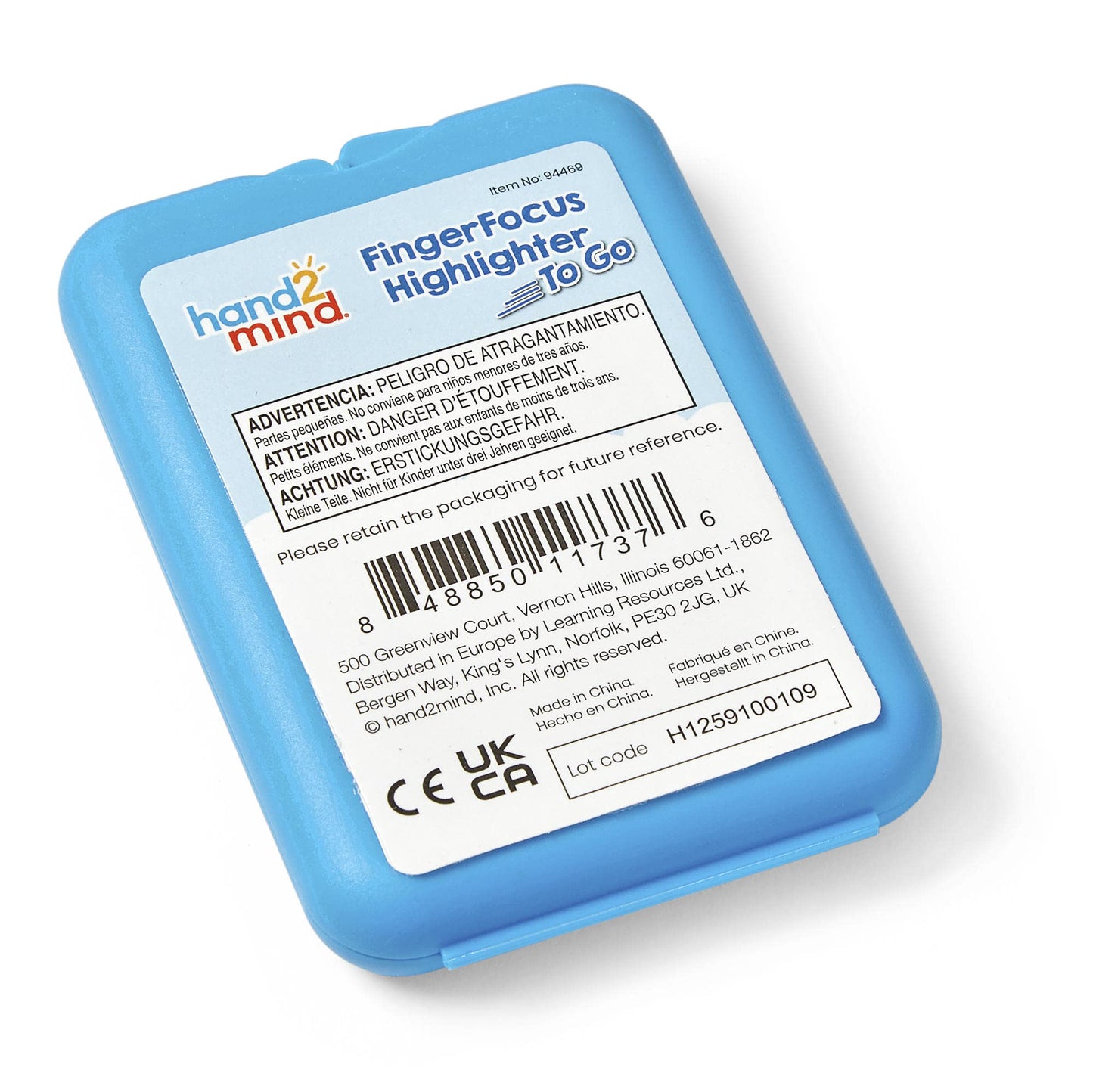 hand2mind FingerFocus Marcatoare de Lectura pentru degete