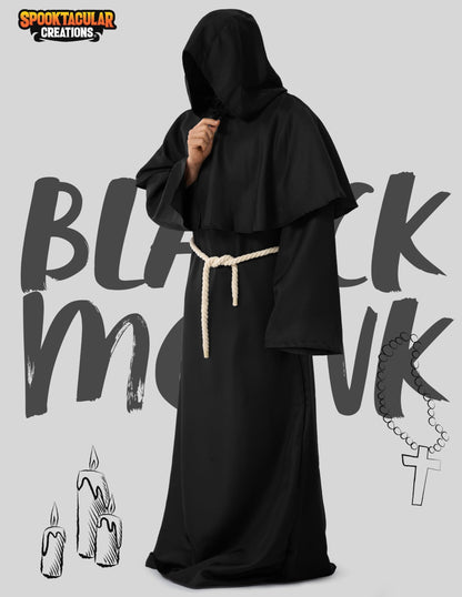 Spooktacular Creations Roba medievala cu gluga, adult