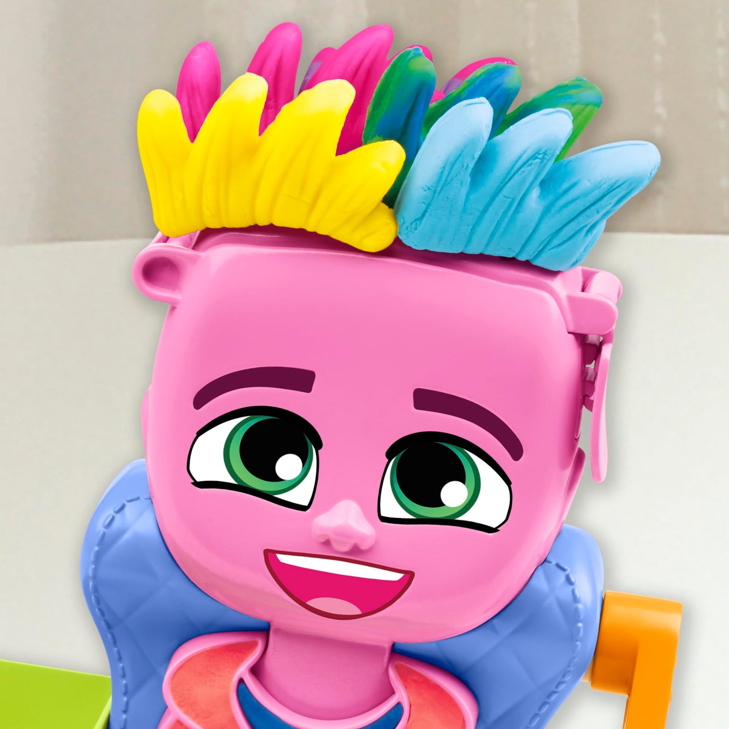 Set de Joacă Play-Doh Frizerie cu 6 Cutii, Jucărie de Rol pentru Fete și Băieți de la 3 Ani