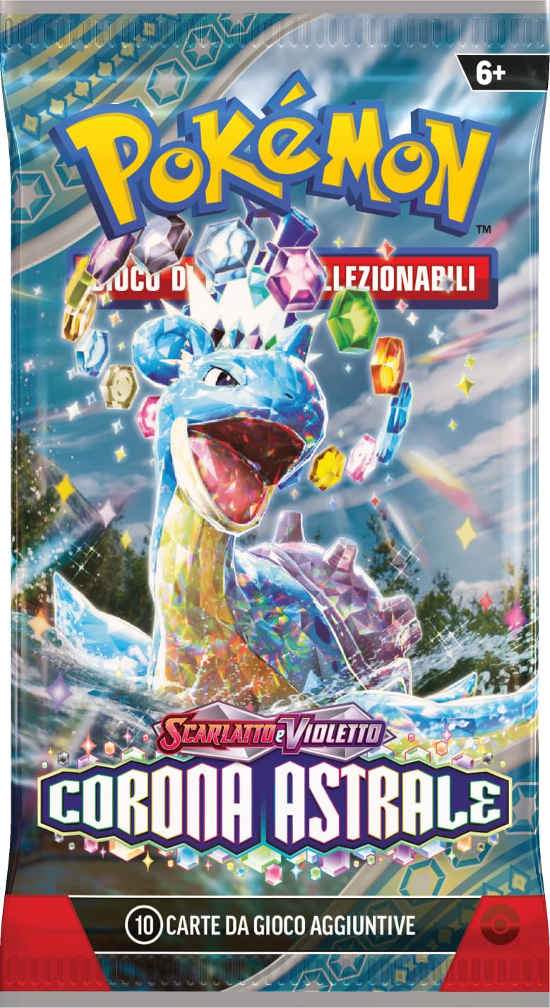 Pachet de expansiune Pokémon TCG: Scarlet și Violet - Astral Crown (Șase pachete de expansiune) EXCLUSIV AMAZON