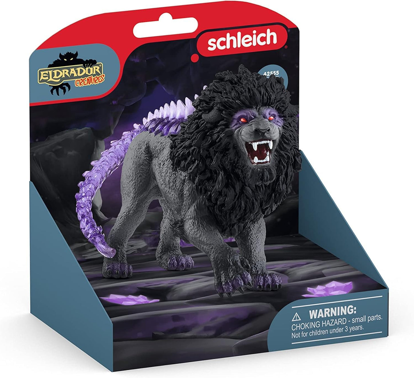 SCHLEICH ELDRADOR Creatures | Leul Umbrelor 42555 | Monstru ELDRADOR cu coadă transparentă | cadou minunat pentru fete și băieți | jucărie de la 7 ani | 14 x 5 x 9 cm