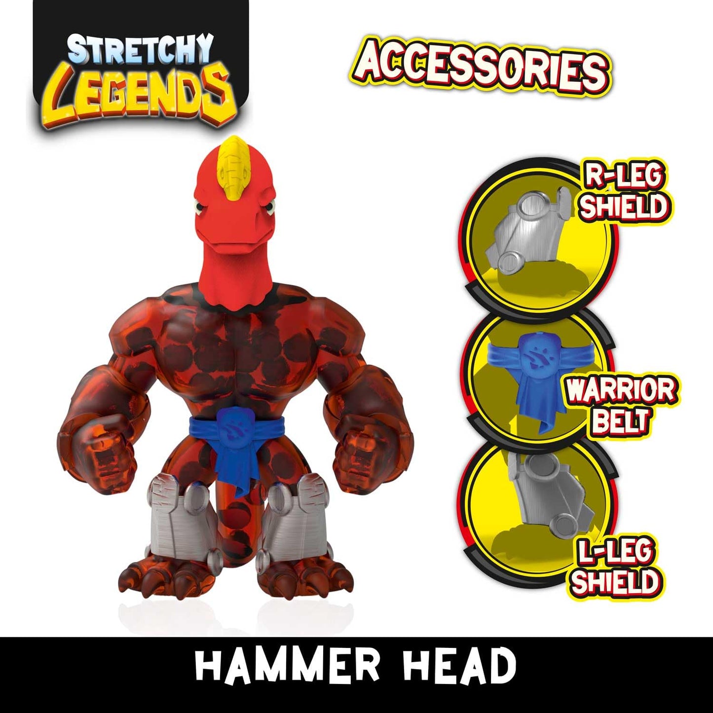 CRAZE Stretchy Legends Figurină elastică Ciocanul Cap