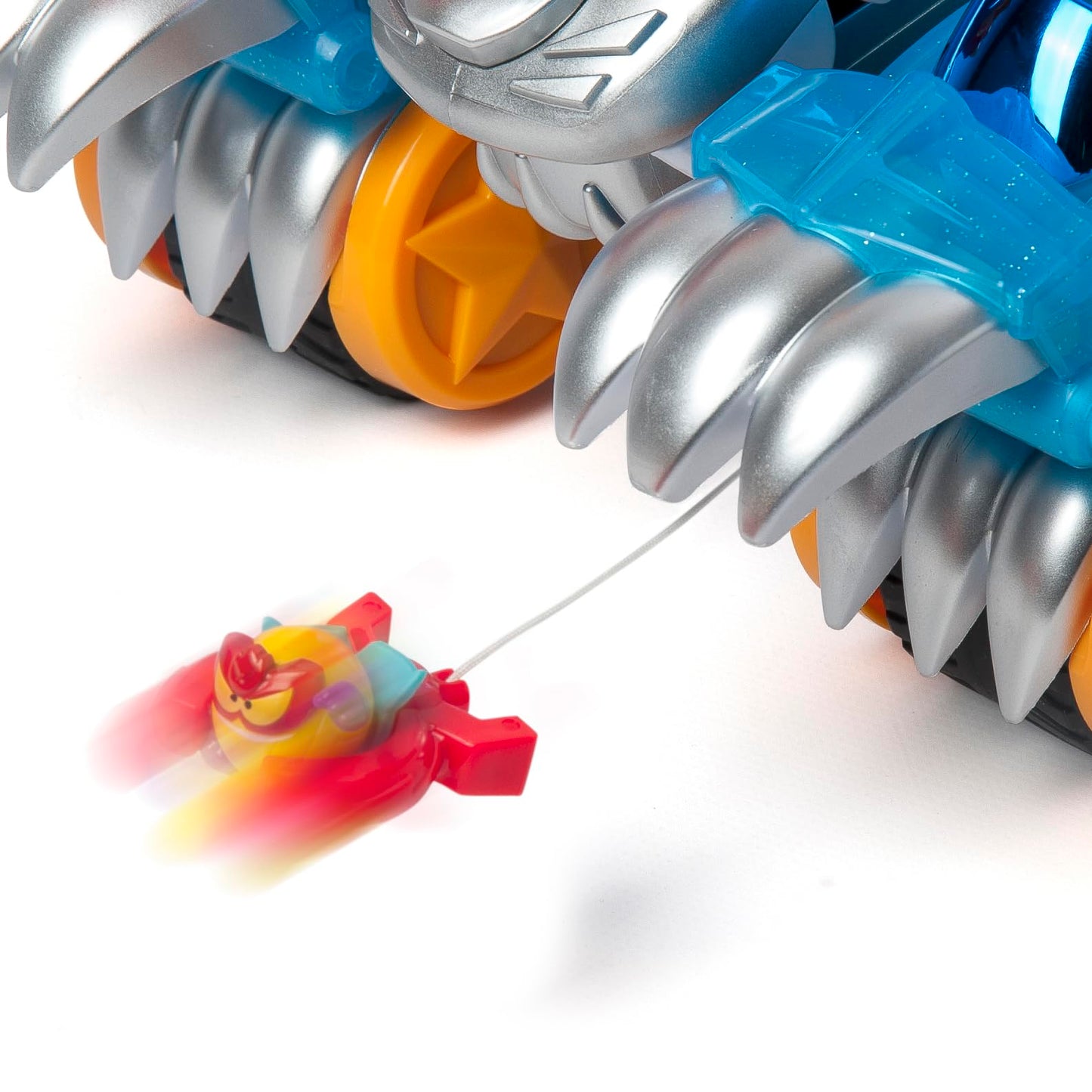 SUPERTHINGS Wild Tigerbot Kazoom – Robot Tigru Transformabil. Robotul se transformă într-un vehicul. Include 1 Wild Kid și 1 Wild SuperThing