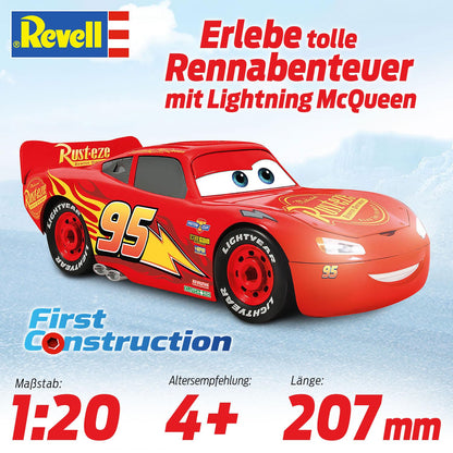 Revell - Mașină de Jucărie Lightning McQueen Disney-Cars (Lumini & Sunete)