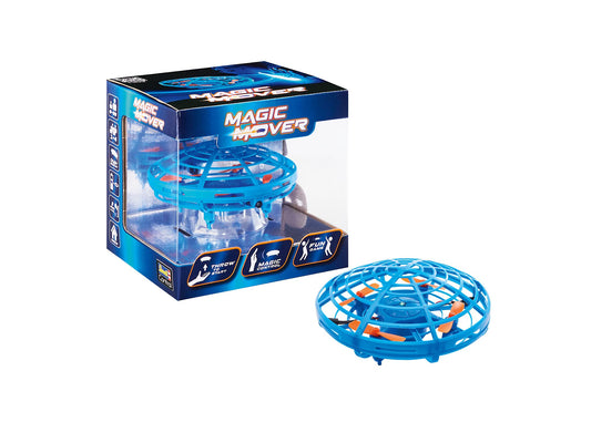 Revell Control Magic Mover Albastru - Drone cu Funcție de Lansare prin Aruncare, Control prin Mișcări ale Mâinii, Dotată cu 3 Senzori Anti-Crash IR - Ideală pentru Distracție cu Prietenii