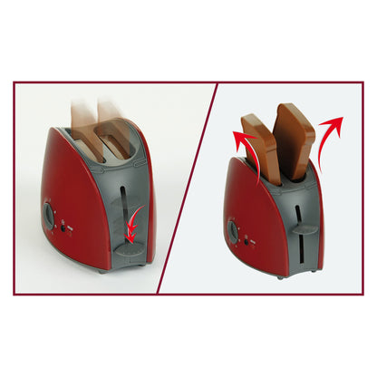 Prajitor de paine de jucarie Bosch Theo Klein cu Funcție Mecanică, Include 2 Feliile de Pâine