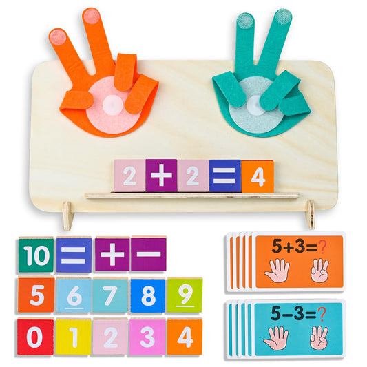 Ulikey Jucărie matematică lemn Montessori, 3-6 ani