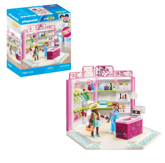 PLAYMOBIL MyLife 71537 Boutique Frumusete, 5+ ani