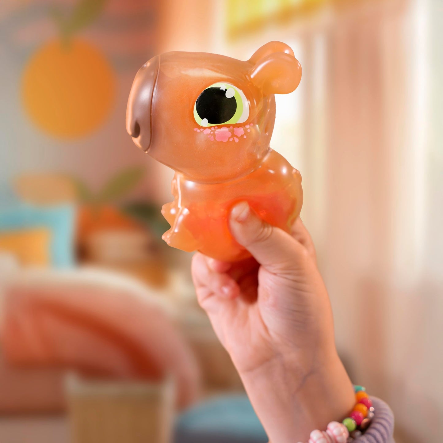 Animagic Let's Glo Capybara Jucărie pluș, 4+ ani