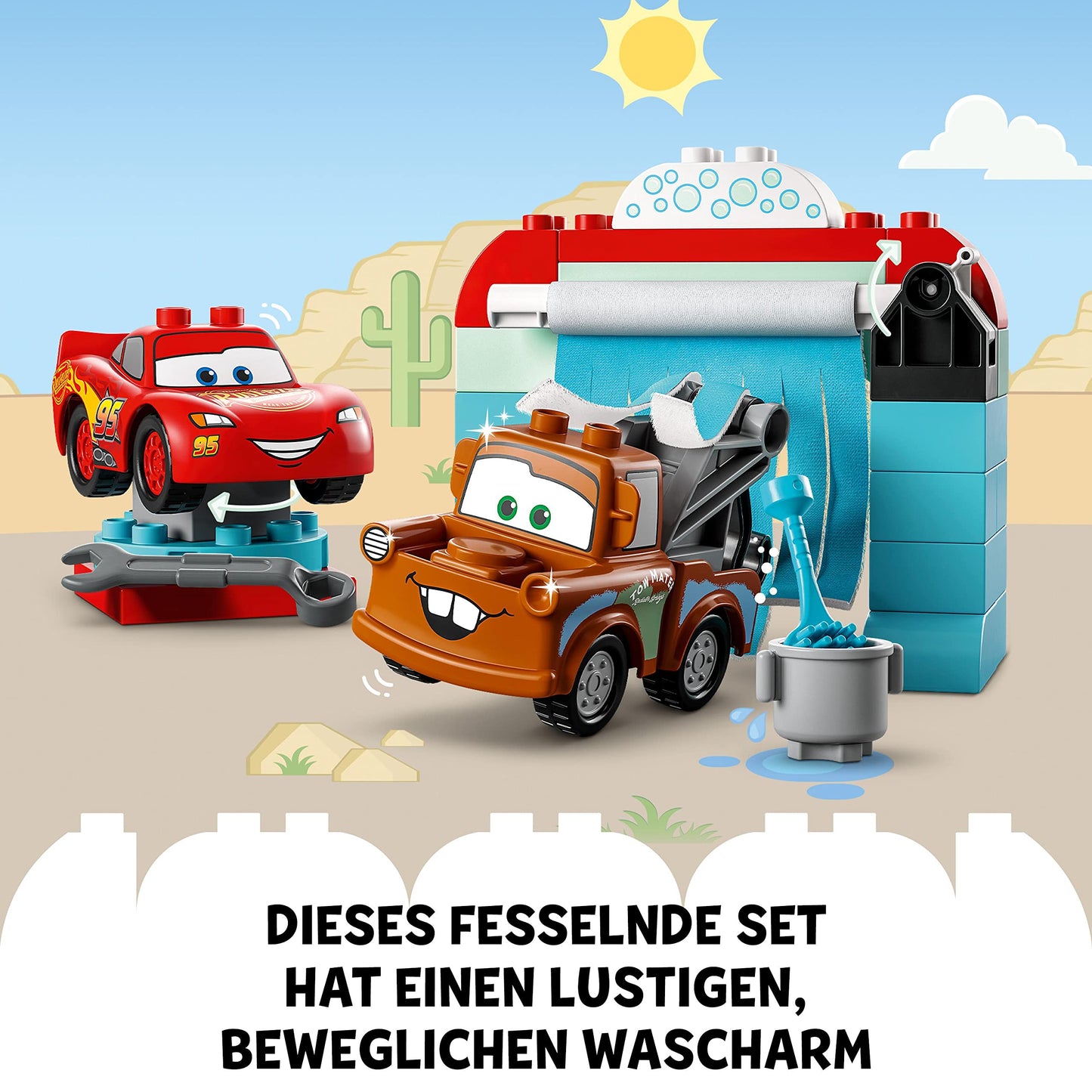 LEGO 10996 DUPLO Disney Lightning McQueen, 2+ ani