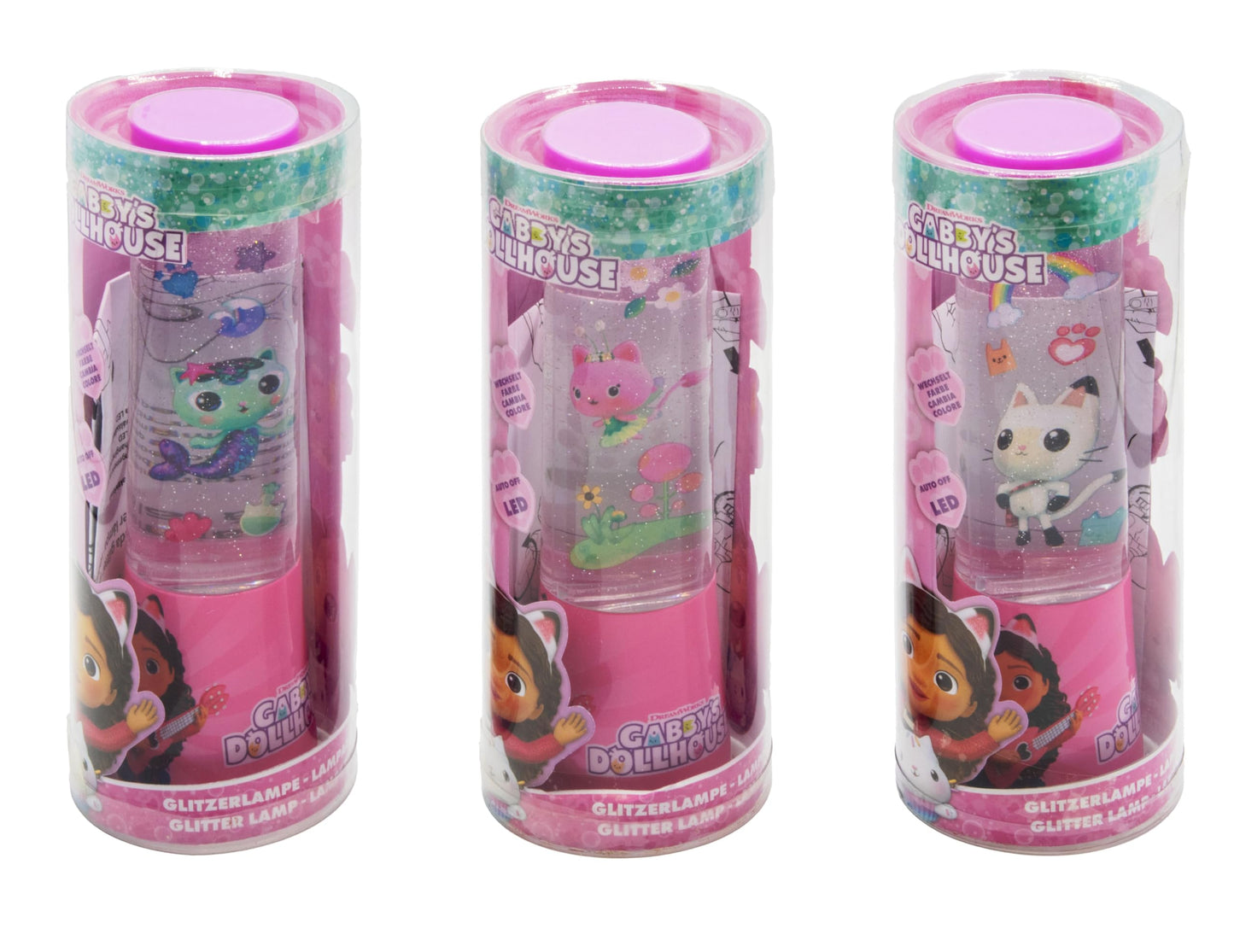 Lampa LED strălucitoare Joytoy Gabby's Dollhouse în ambalaj tub 4,5x4,5x15 cm