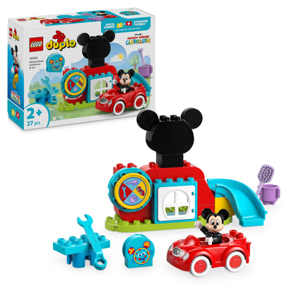 LEGO 10454 DUPLO Set Mickey Mouse, club și mașină