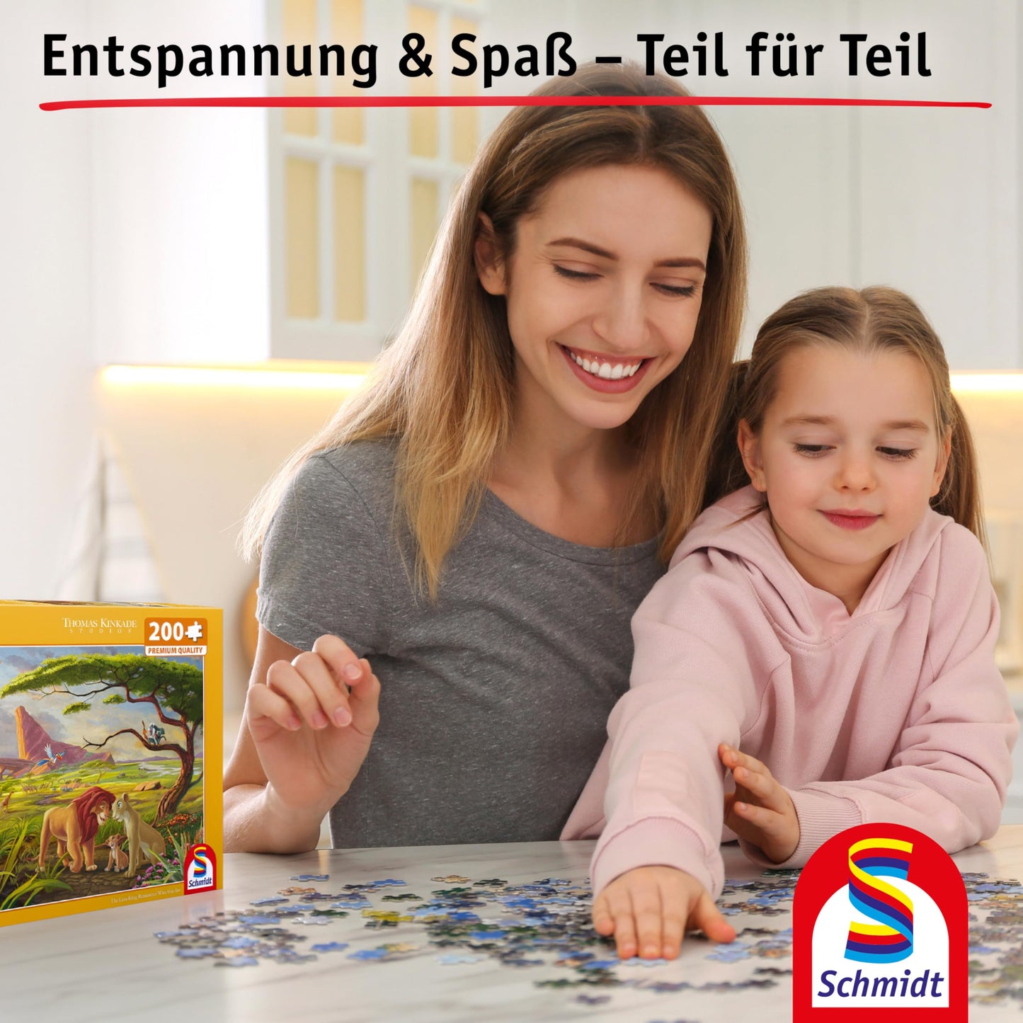 Schmidt 56560 Puzzle Disney Regele Leu, 200 piese
