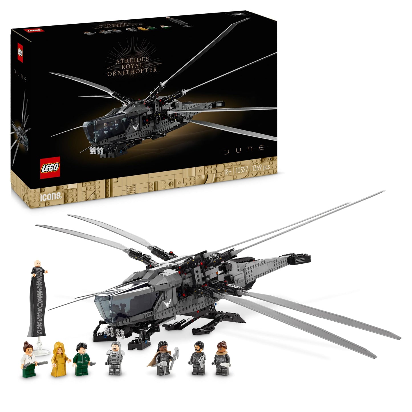 LEGO 10327 Icons Set construcție Dune Ornithopter