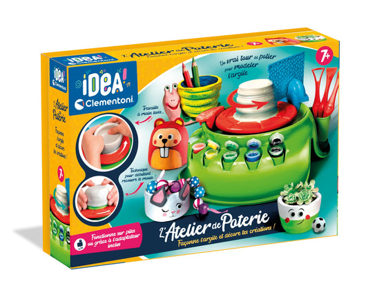 Clementoni Creator de Talente 52312 Turn de Modelaj 2 în 1, 7-10 ani, cu Încărcător