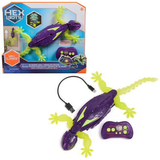 HEX BOTS Gecko Glow RC telecomandă, urcă pe pereți