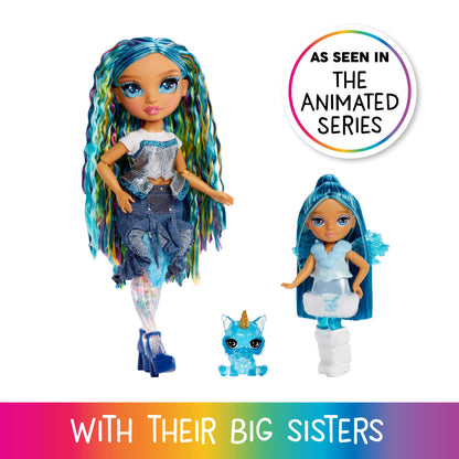 Rainbow High Littles Sapphire Zână, 14 cm, 4+ ani